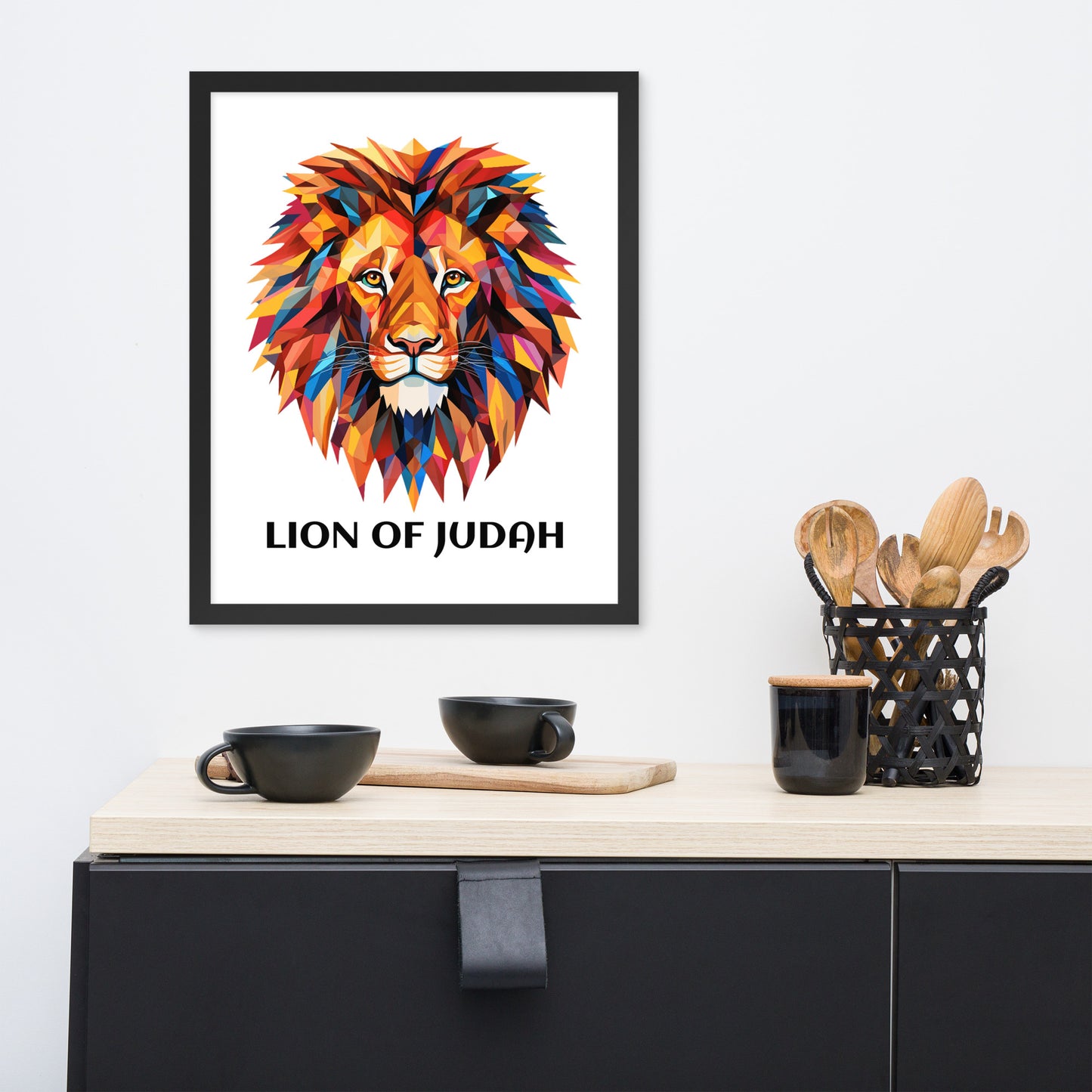 Lion of Judah Framed Poster - Joyful Grace