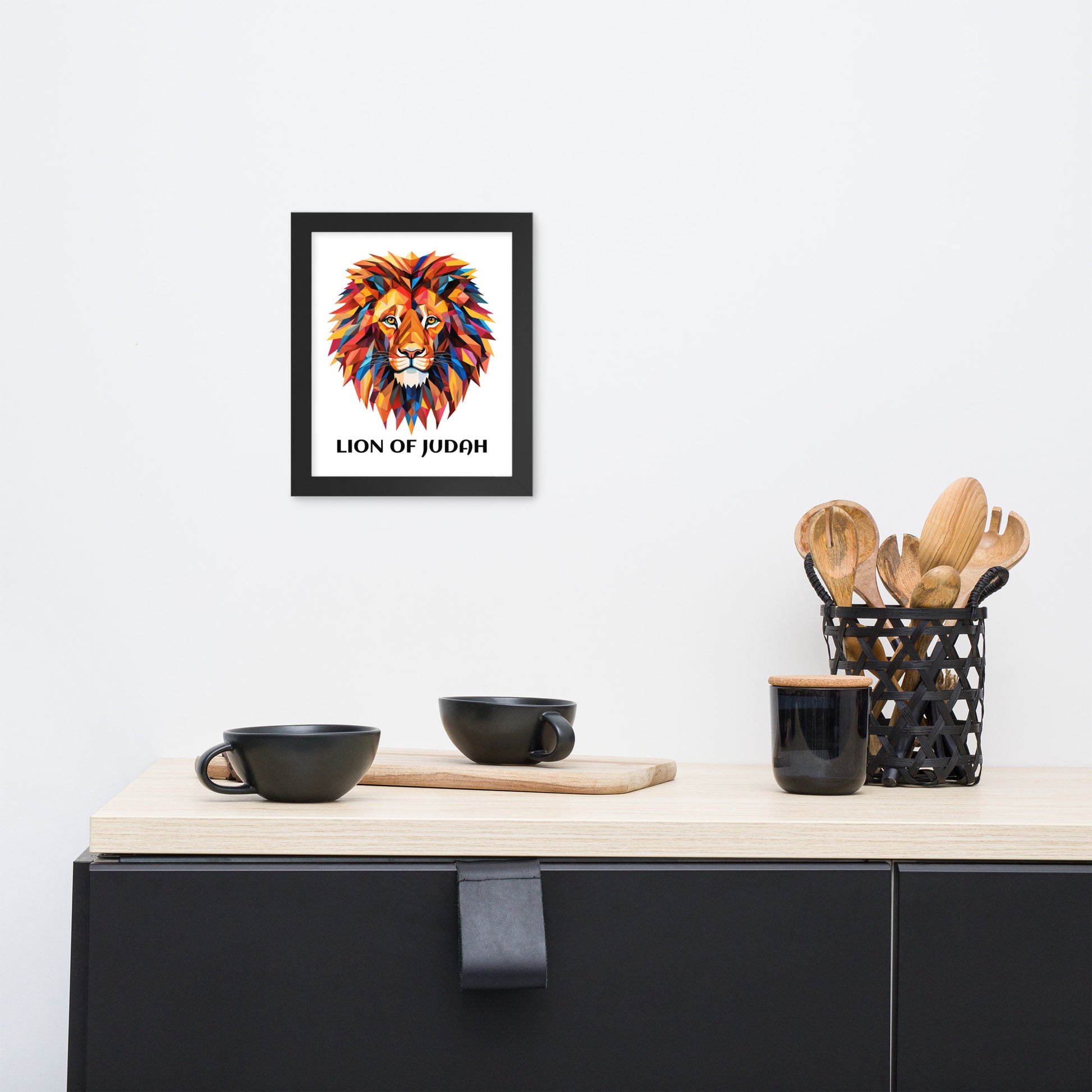 Lion of Judah Framed Poster - Joyful Grace