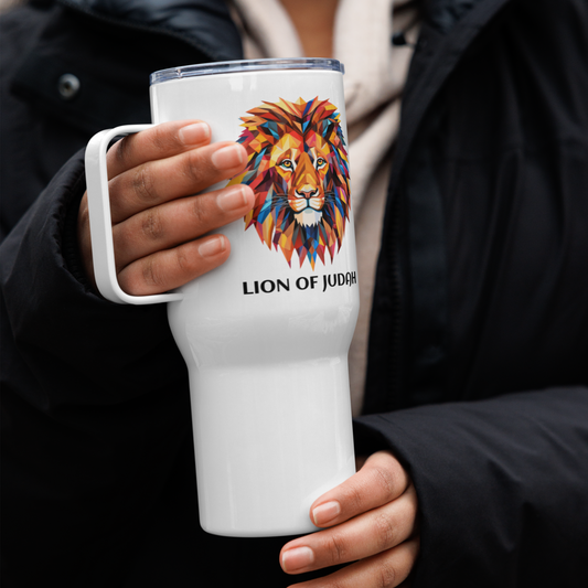 Lion of Judah Travel Mug - Joyful Grace